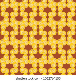 Abstract color seamless pattern for new background.