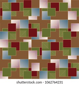 Abstract color seamless pattern for new background.