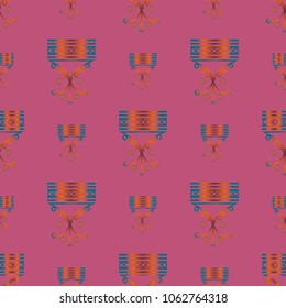 Abstract color seamless pattern for new background.