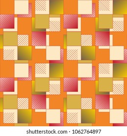 Abstract color seamless pattern for new background.