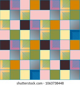 Abstract color seamless pattern for new background.