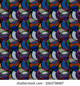 Abstract color seamless pattern for new background.