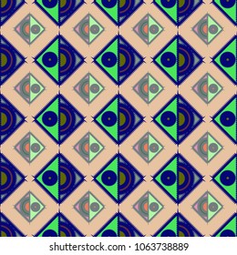 Abstract color seamless pattern for new background.