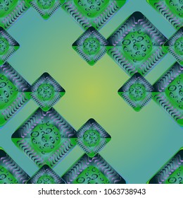 Abstract color seamless pattern for new background.