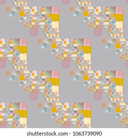 Abstract color seamless pattern for new background.
