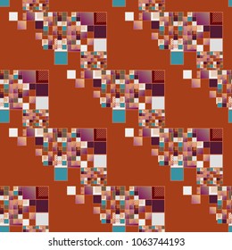 Abstract color seamless pattern for new background.