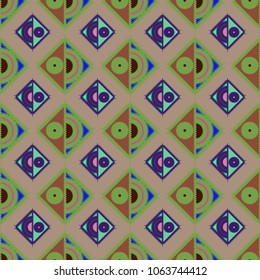 Abstract color seamless pattern for new background.