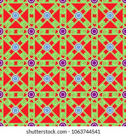 Abstract color seamless pattern for new background.