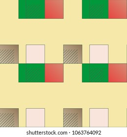 Abstract color seamless pattern for new background.