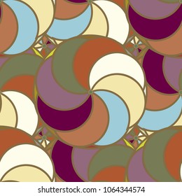Abstract color seamless pattern for new background.