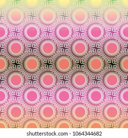 Abstract color seamless pattern for new background.