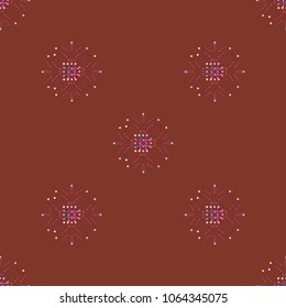 Abstract color seamless pattern for new background.