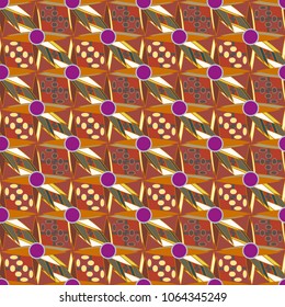 Abstract color seamless pattern for new background.