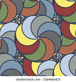 Abstract color seamless pattern for new background.