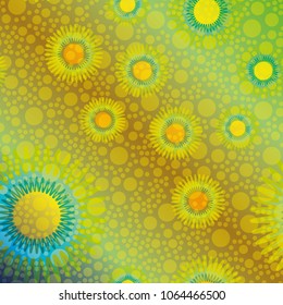 Abstract color seamless pattern for new background.