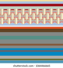 Abstract color seamless pattern for new background.