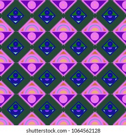 Abstract color seamless pattern for new background.
