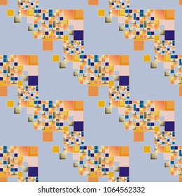 Abstract color seamless pattern for new background.