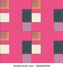 Abstract color seamless pattern for new background.