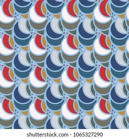 Abstract color seamless pattern for new background.