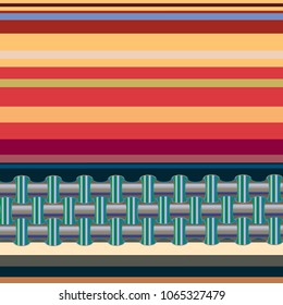 Abstract color seamless pattern for new background.