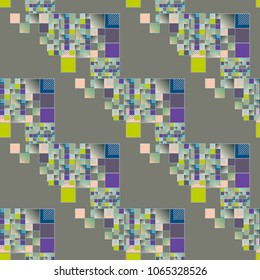 Abstract color seamless pattern for new background.