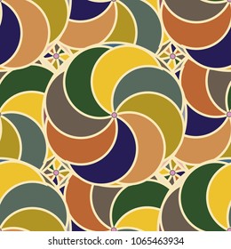 Abstract color seamless pattern for new background.