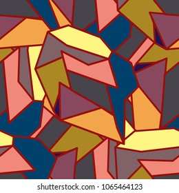 Abstract color seamless pattern for new background.