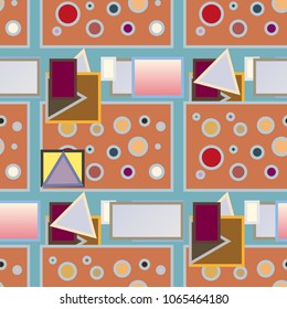 Abstract color seamless pattern for new background.