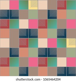 Abstract color seamless pattern for new background.