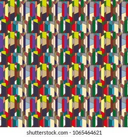 Abstract color seamless pattern for new background.