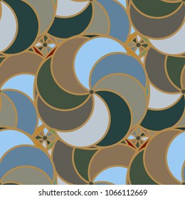 Abstract color seamless pattern for new background.