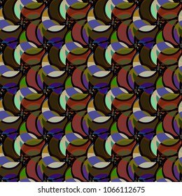 Abstract color seamless pattern for new background.