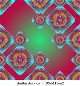 Abstract color seamless pattern for new background.