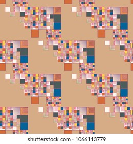 Abstract color seamless pattern for new background.