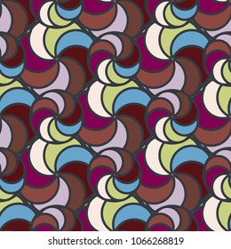 Abstract color seamless pattern for new background.
