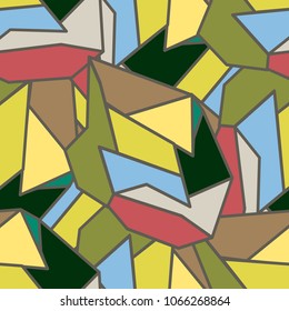 Abstract color seamless pattern for new background.