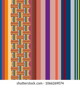 Abstract color seamless pattern for new background.