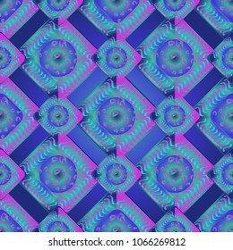 Abstract color seamless pattern for new background.