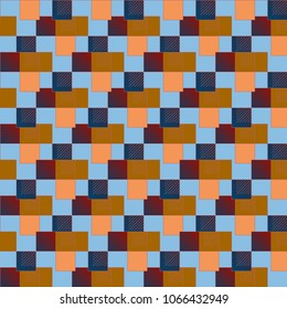 Abstract color seamless pattern for new background.