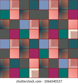 Abstract color seamless pattern for new background.