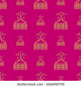 Abstract color seamless pattern for new background.