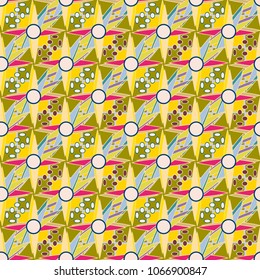 Abstract color seamless pattern for new background.