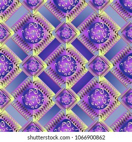 Abstract color seamless pattern for new background.