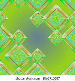 Abstract color seamless pattern for new background.