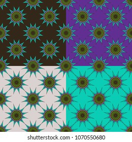 Abstract color seamless pattern for new background.