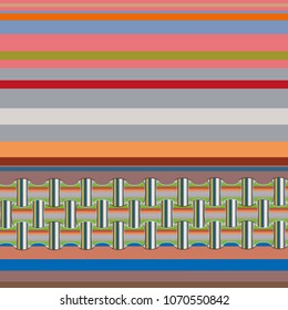 Abstract color seamless pattern for new background.