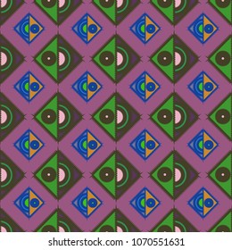 Abstract color seamless pattern for new background.