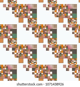 Abstract color seamless pattern for new background.