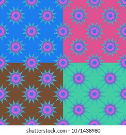 Abstract color seamless pattern for new background.